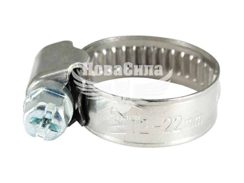 Хомут патрубка 12х22 нерж. (Molder) (уп. 100шт.) (MA40022)