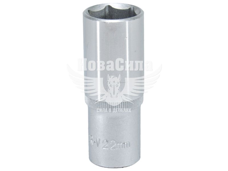 Головка торцева висока шестигранна 1/2 22мм. (Alloid) (ТГГ-41122M)