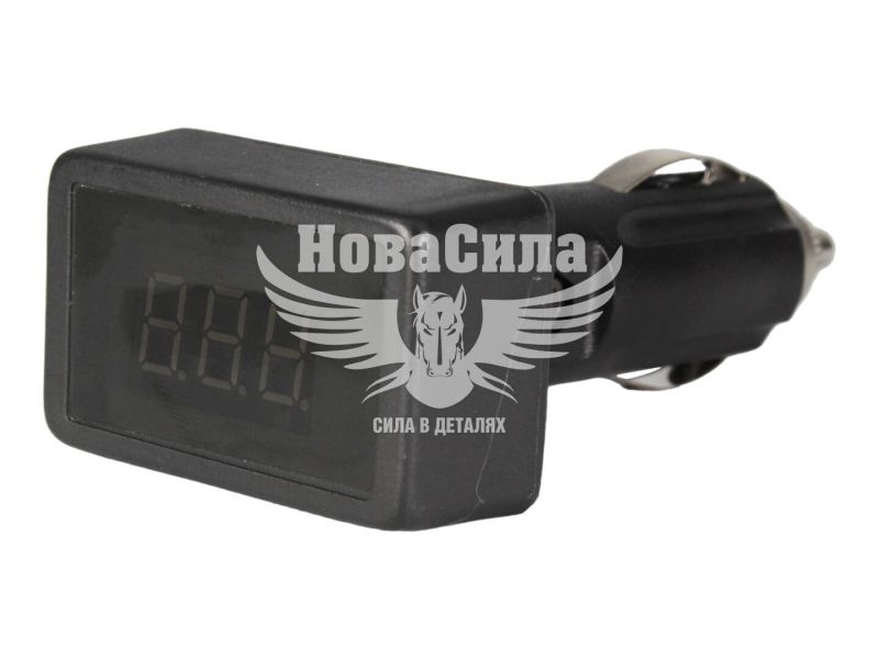 Вольтметр 12-24v (Зоря) (в прикурювач) 3 знаки