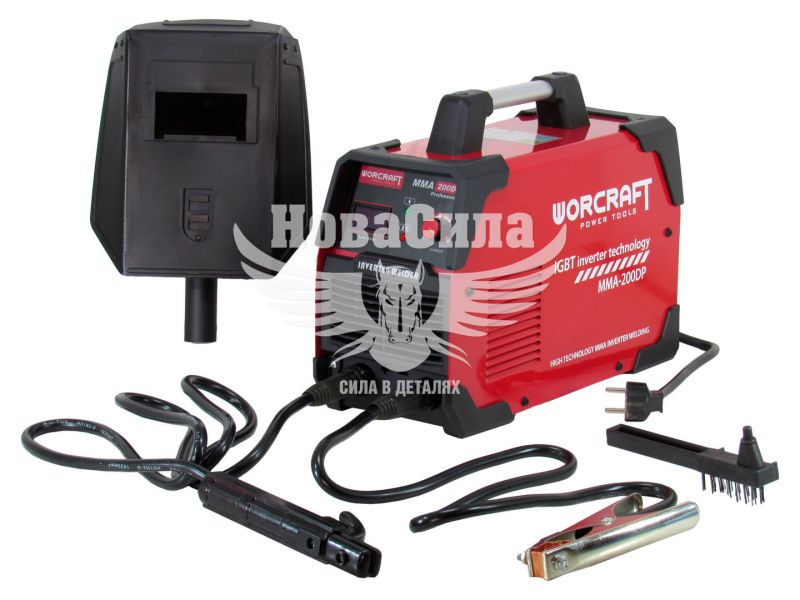 Зварка інвертор (Worcraft) 240В, 7.3кВт, 20-200А (MMA-200DP)