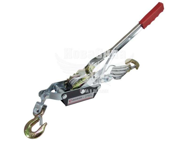 Лебідка механічна з ручкою INTERTOOL 2т 1,5м-4.5мм (2-полож.) (GT1442)