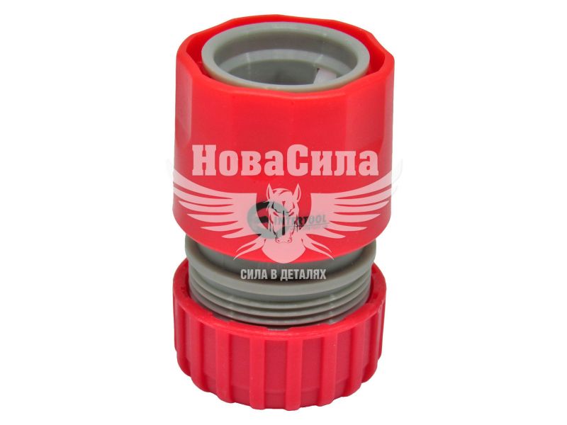 Конектор 3/4 для шланга 3/4 (Intertool) (з аквастопом) (GE-1021)