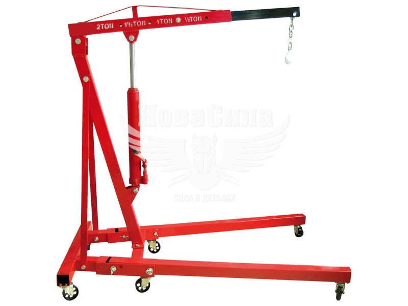 Гідравлічний підкатний кран-зйомник двигуна (Intertool) 2 т (GT0808)