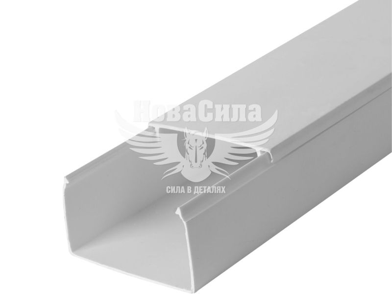 Короб пластиковий E.NEXT e.trunking.stand.80.60, 80х60мм, 2м (s033010)