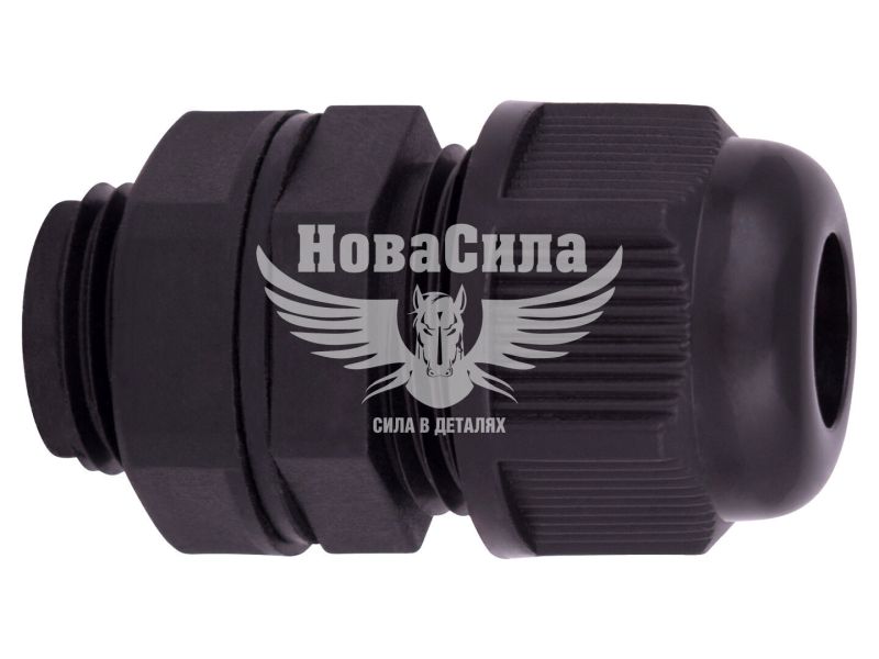 Кабельний ввід E.NEXT e.mg.stand.16, IP68, чорний (s067012)
