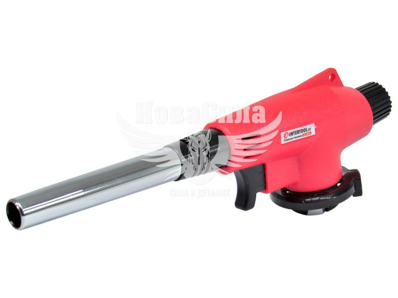 Горілка газова (пальник) (Intertool) довга (з регулятором) (GB-0022)