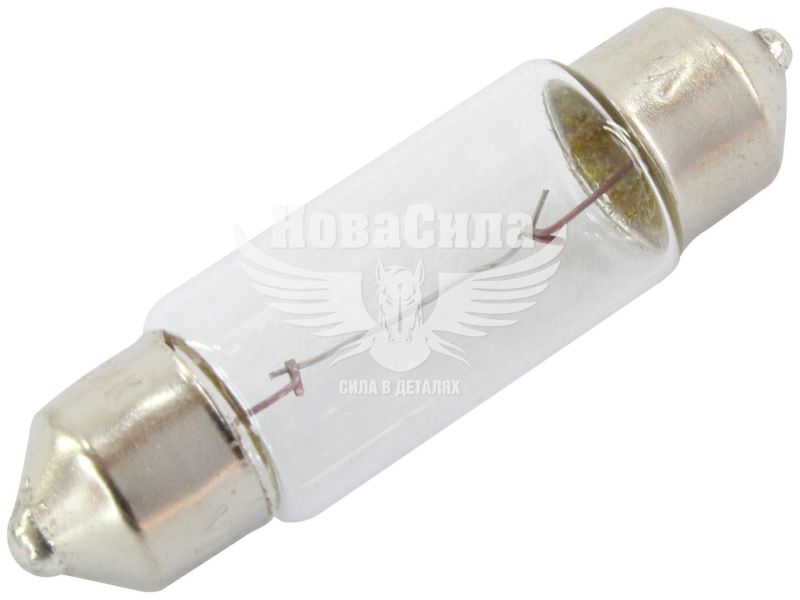 Лампочка 2-ох цокольна 24V-5Вт C5W SV8.5 (Vitano) (6425)