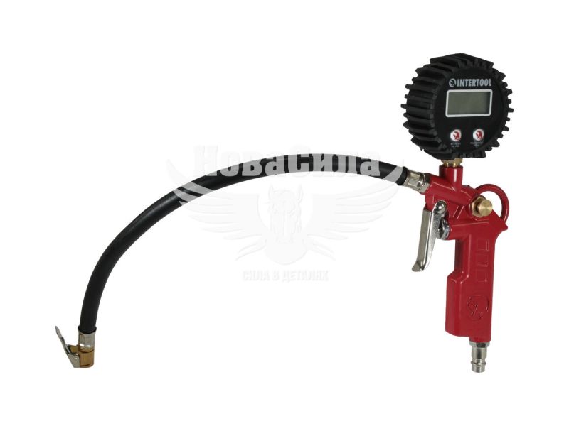 Пістолет пневматичний для підкачки шин (Intertool) цифровий (PT-0508)