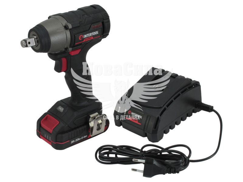 Гайковерт акумуляторний 1/2 (Intertool) 3000об./хв. 300Hm (WT-0364)