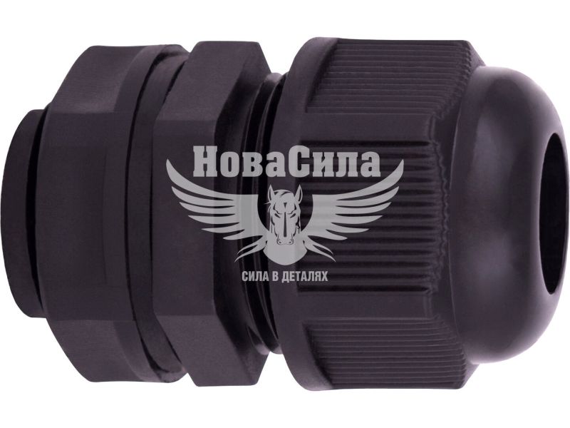 Кабельний ввід E.NEXT e.mg.stand.25, IP68, чорний (s067014)