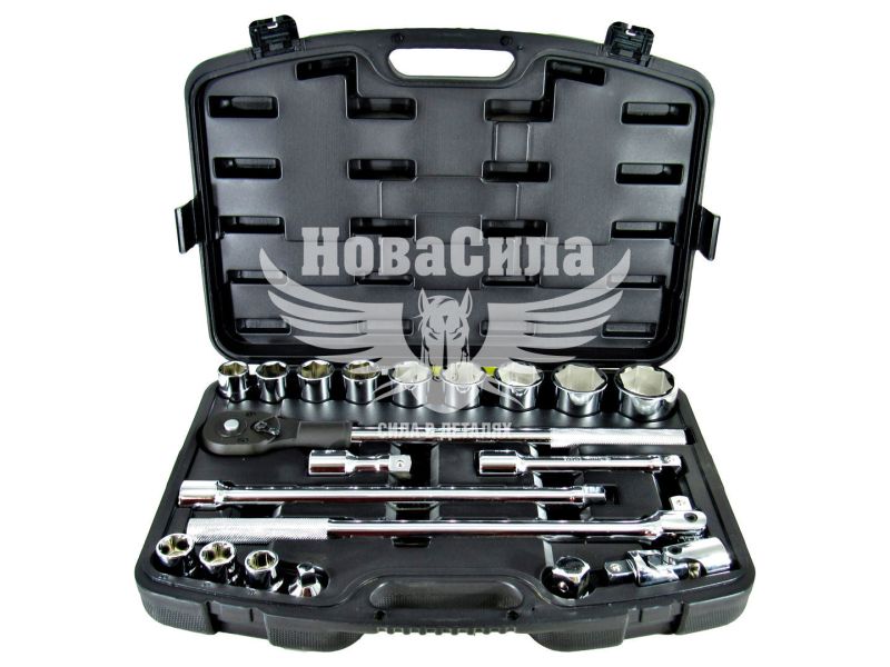 Набір інструментів (Intertool) 20 предметів 3/4 (ET-6023)