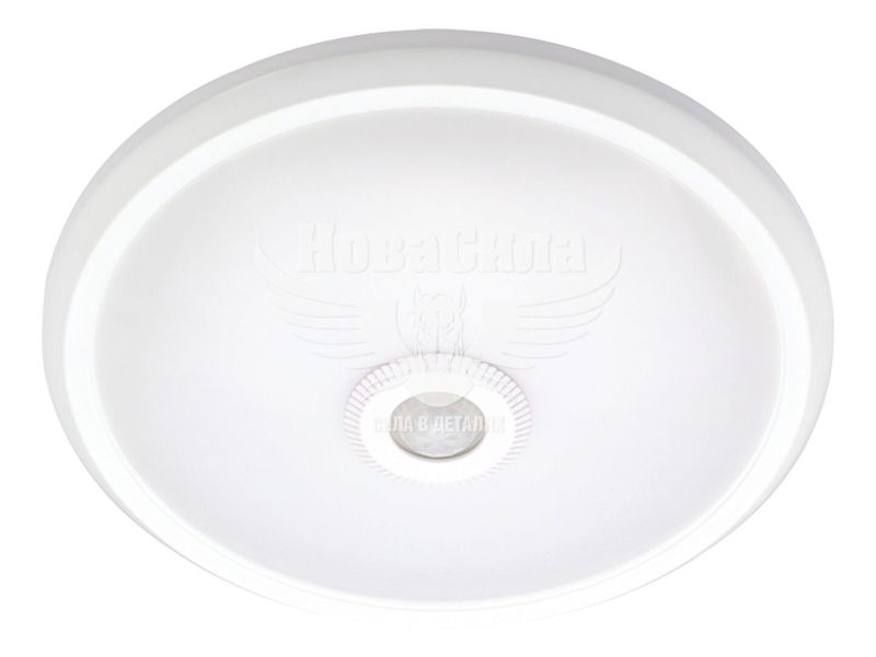 Світильник світлодіодний стельовий E.NEXT e.sensor.LED.77.12.4000(білий), 12вт, 4000К, 360°, IP20 з датчиком руху (s061022)