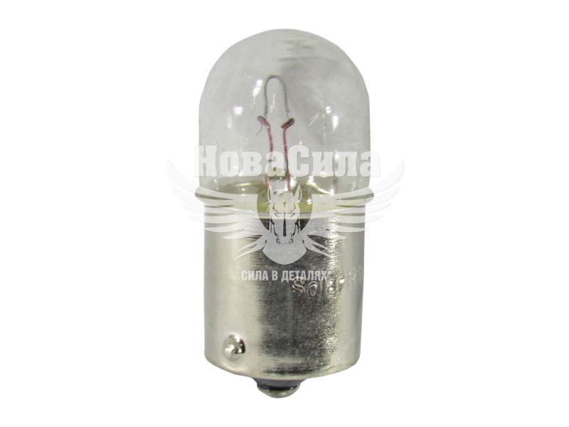Лампочка 1-но конт. черешня біла 12V-5Вт R5W BA15s (Solar) (упак.-10шт.) (1254)