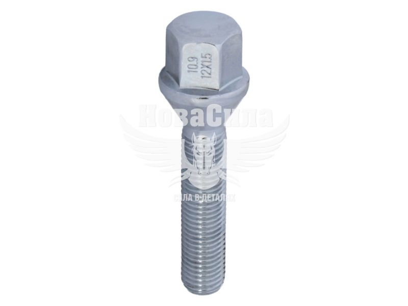 Болт колеса унів. 12x1,5x50 хром ключ 17 конус (Walline) (F 606)