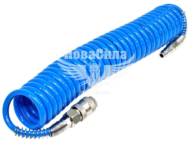 Шланг компресора 5.5х8мм. 15Атм. 5м. (Intertool) (поліуретановий) (PT-1706)