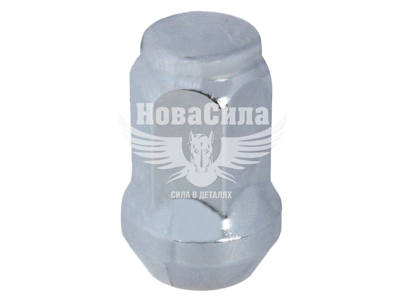Гайка колеса унів. 12x1,25x35 хром конус закр. ключ 17 (Walline) (F 420)