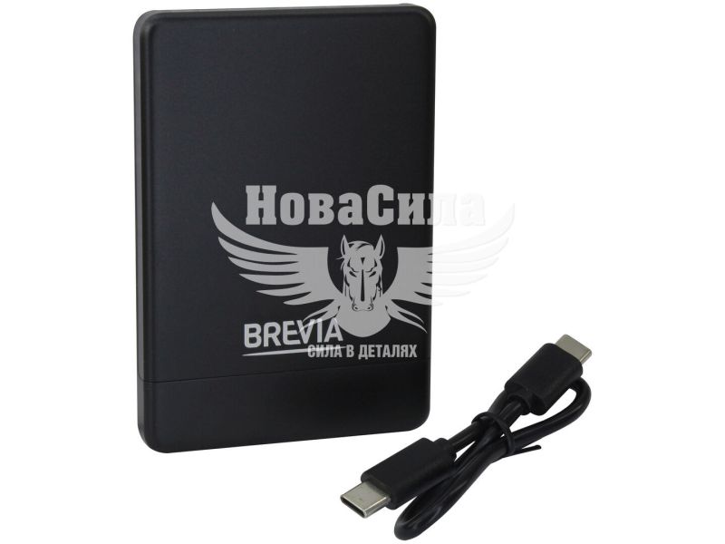 Портативний зарядний пристрій 5000mah (Brevia) 20W Li-Pol, LCD, Wireless Qi 15W (45520MSB)