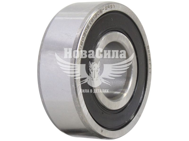 Підшипник шариковий 1180305 61305-2RS (Benefit) (62х25х21) двиг. КамАЗ, рул. упр. ГАЗ (1180305 61305-2RS)