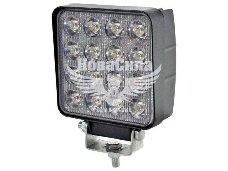 Фара світлодіодна LED 48W 6000К (Brevia) (108х108х58мм.) SPOT (10652QSX1)