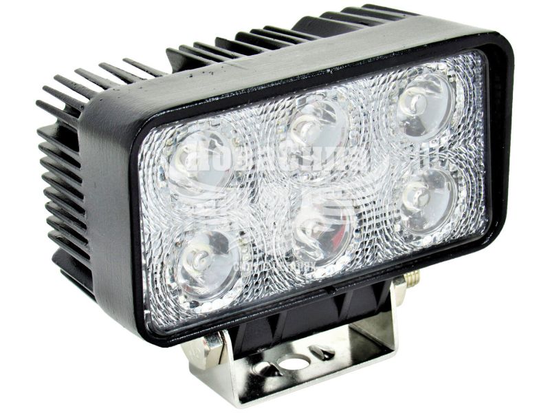 Фара світлодіодна LED 18W 6000К (Brevia) (80х111х56мм.) SPOT (10612QSX1)
