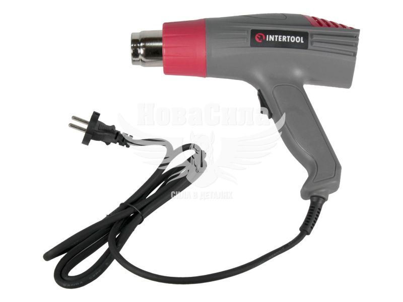 Фен промисловий (Intertool) 2000вт. 400-600° (DT-2416)