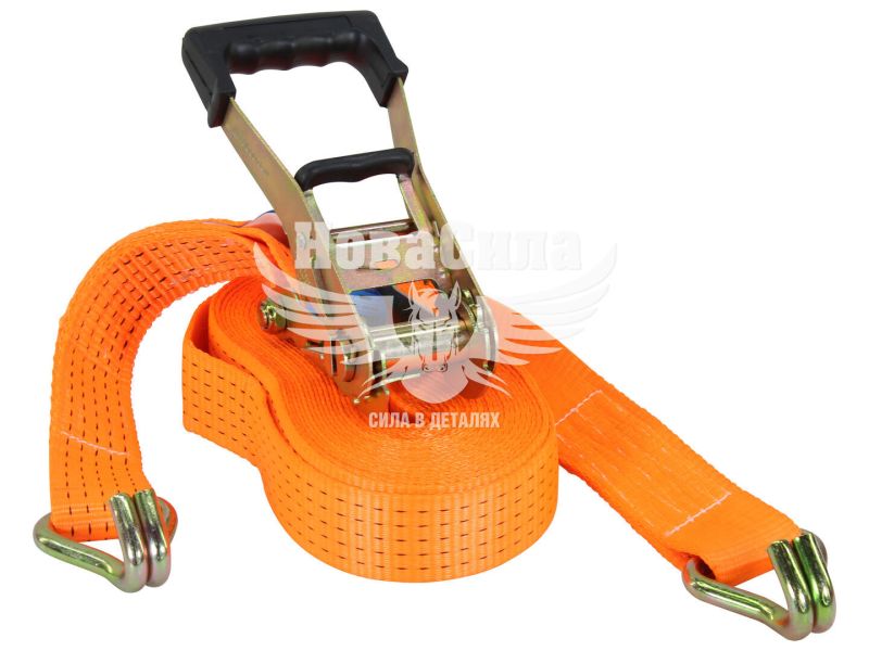 Трос-ремінь стяжний 6т.12м. (Molder Tools) (трос+мех.) (MA20612)
