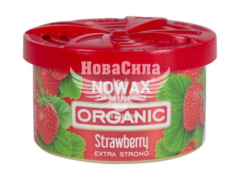 Ароматизатор (Nowax) Organic Strawberry (під сидіння) 40гр. (NX00115)