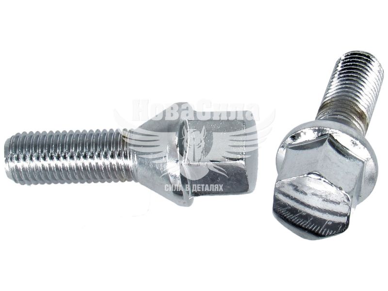 Болт колеса унів. 12x1,5x28 цинк ключ 17 конус (Walline) (F 298)
