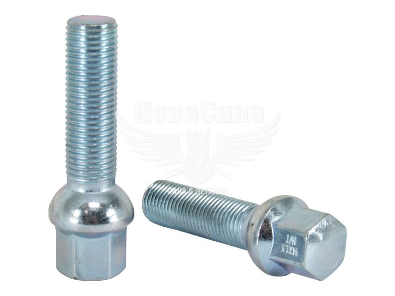 Болт колеса унів. 14x1,5x45 цинк ключ 17 сфера (Walline) (F 334)