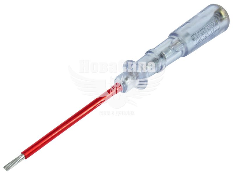 Тестер напруги пластиковий (Intertool) 220-240V (180мм.) (VT-4002)