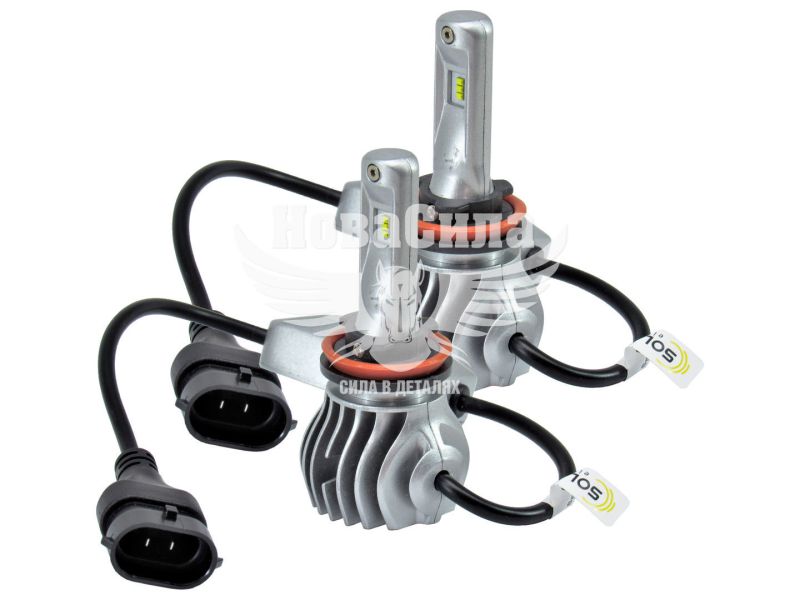 Лампочка LED H11 (Solar) Cree Chip (6500K 50W) (8611)