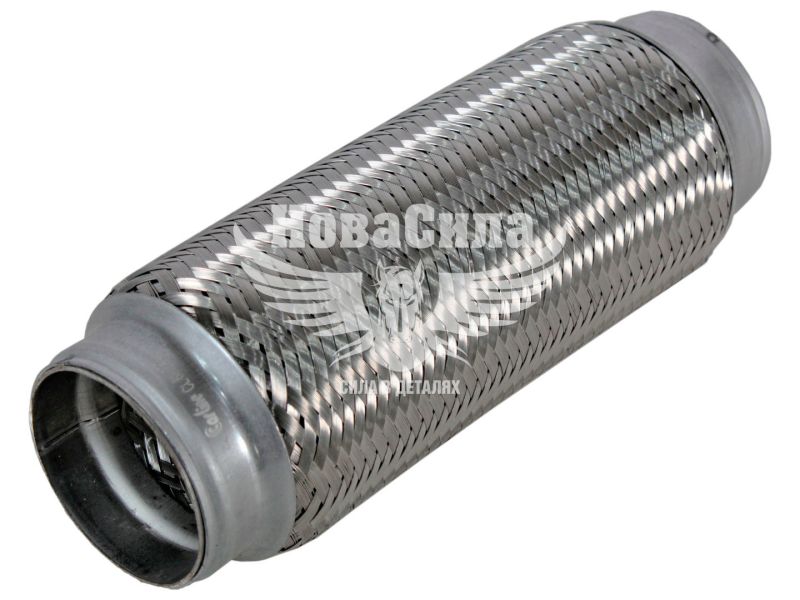 Гофра глушника 60х230мм. 3-х шарова (CarLine) (довгий фланець) (CL  60x230)