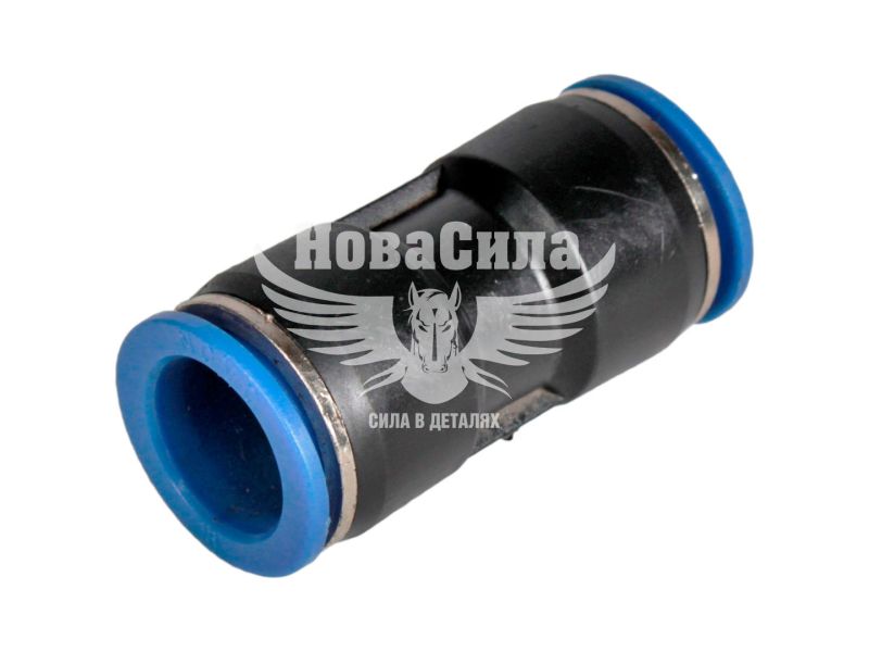 З'єднувач аварійний трубки ПВХ прямий пластик 16х16мм. (Rider) (RD 01.02.77)