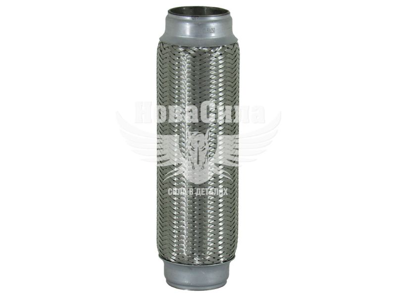 Гофра глушника 50х250мм. 3-х шарова (CarLine) (довгий фланець) (CL  50x250)
