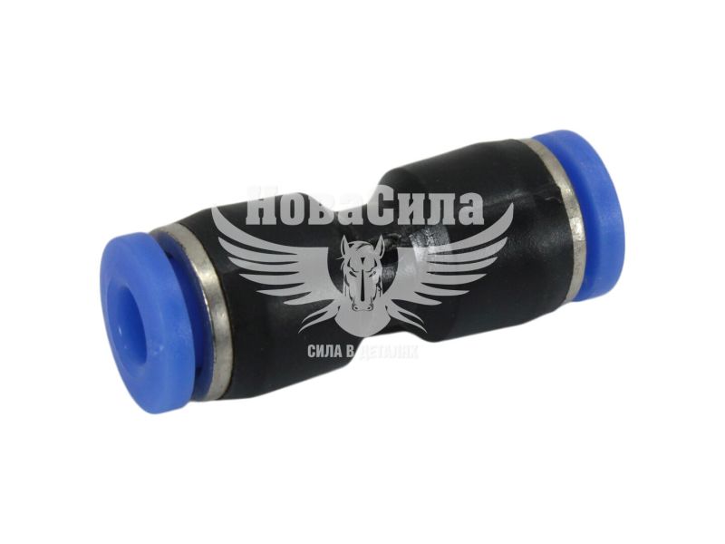 З'єднувач аварійний трубки ПВХ прямий пластик 5х5мм. (Rider) (RD 01.02.67)