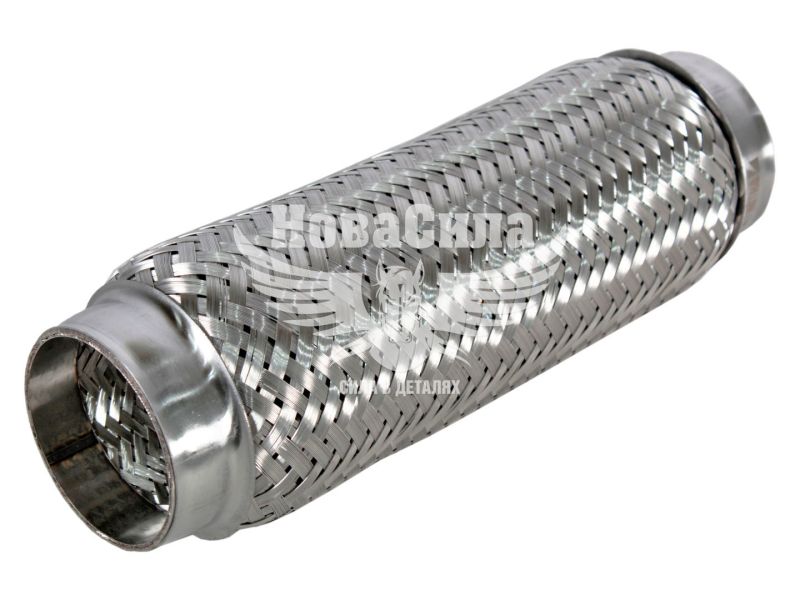Гофра глушника 64х270мм. 3-х шарова (Walline) (довгий фланець) (WL 64x270)