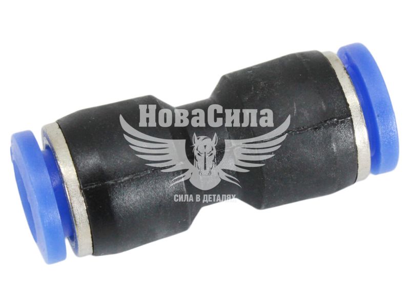 З'єднувач аварійний трубки ПВХ прямий пластик 7х7мм. (Rider) (RD 01.02.69)