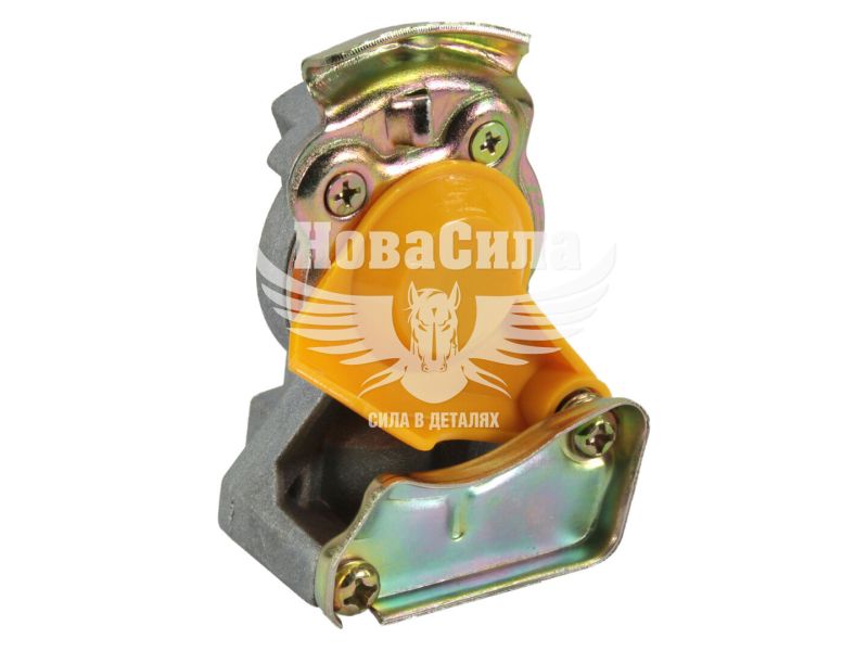 Кран повітряний М16х1,5мм. жовт. без клапана (HICO) (ZPN002)