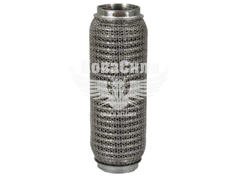 Гофра глушника 45х200мм. 3-х шарова Interlock, кольчуга (AGK) (короткий фланець) (M45200)