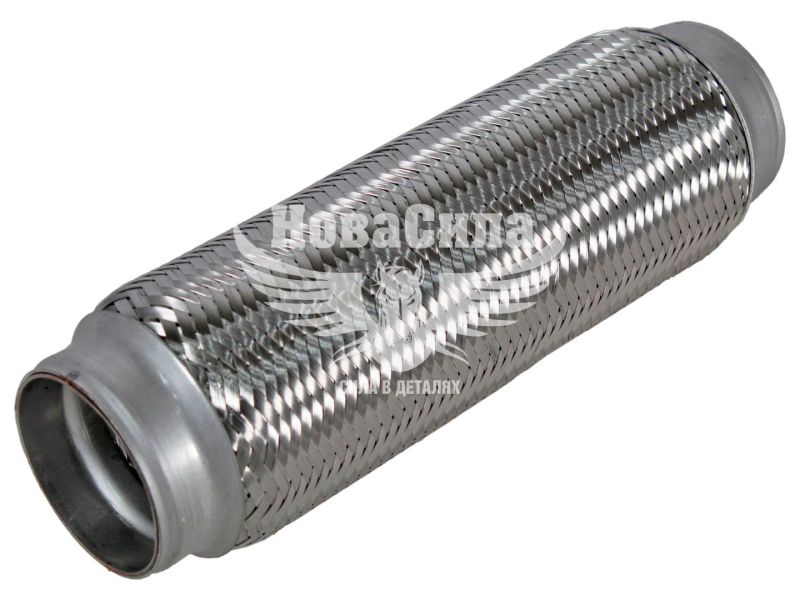 Гофра глушника 60х270мм. 3-х шарова (CarLine) (довгий фланець) (CL  60x270)