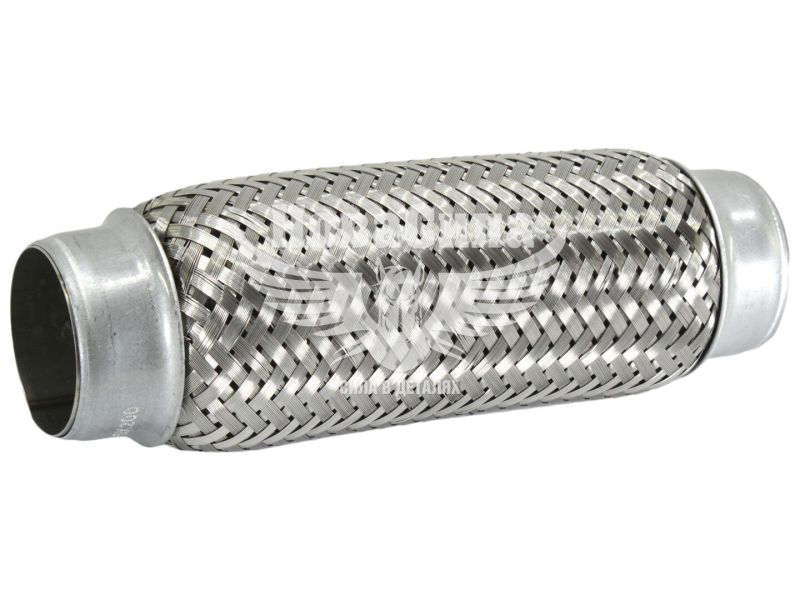 Гофра глушника 45х200мм. 2-х шарова (AGK) (довгий фланець) (B45200)