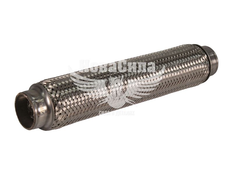 Гофра глушника 45х350мм. 3-х шарова (Walline) (довгий фланець) (WL 45х350)