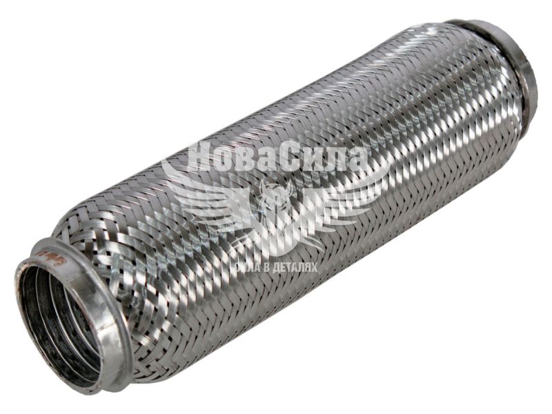 Гофра глушника 50х250мм. 3-х шарова Interlock (CarLine) (короткий фланець) (CL  50x250 VW)