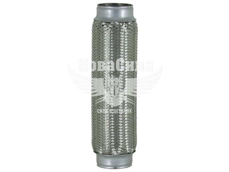 Гофра глушника 55х280мм. 3-х шарова (CarLine) (довгий фланець) (CL 55х280)