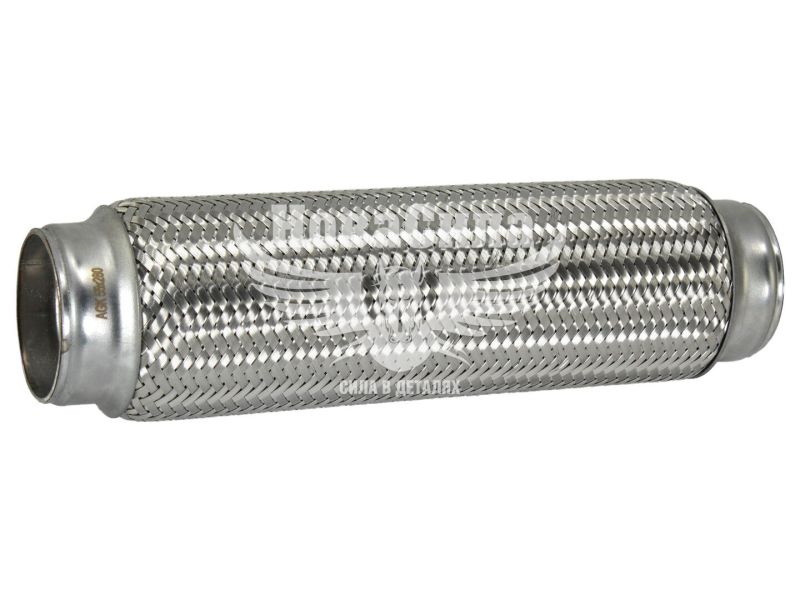 Гофра глушника 55х280мм. 3-х шарова (AGK) (довгий фланець) (A55280)