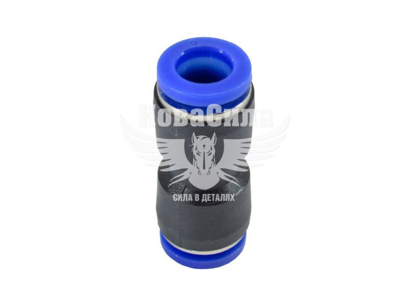 З'єднувач аварійний трубки ПВХ прямий пластик 8х8мм. (Rider) (RD 01.02.70)