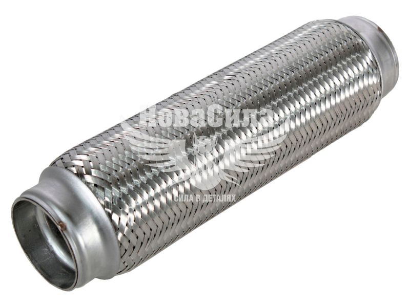 Гофра глушника 55х280мм. 3-х шарова (Walline) (довгий фланець) (WL 55x280)