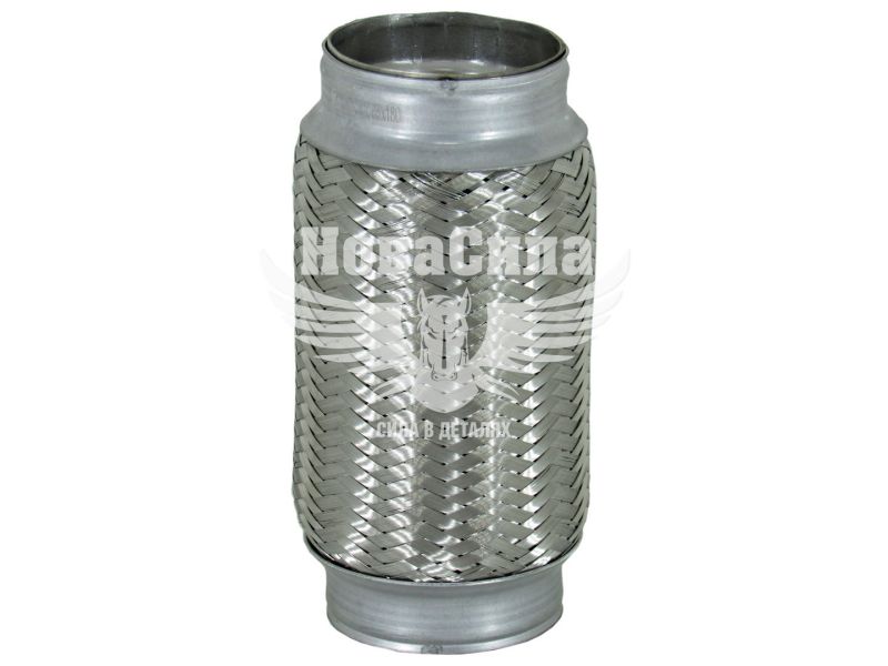 Гофра глушника 65х180мм. 3-х шарова (CarLine) (довгий фланець) (CL  65x180)