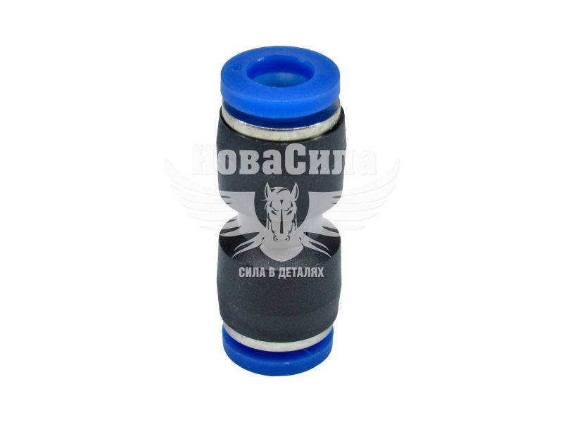 З'єднувач аварійний трубки ПВХ прямий пластик 6х6мм. (Rider) (RD 01.02.68)