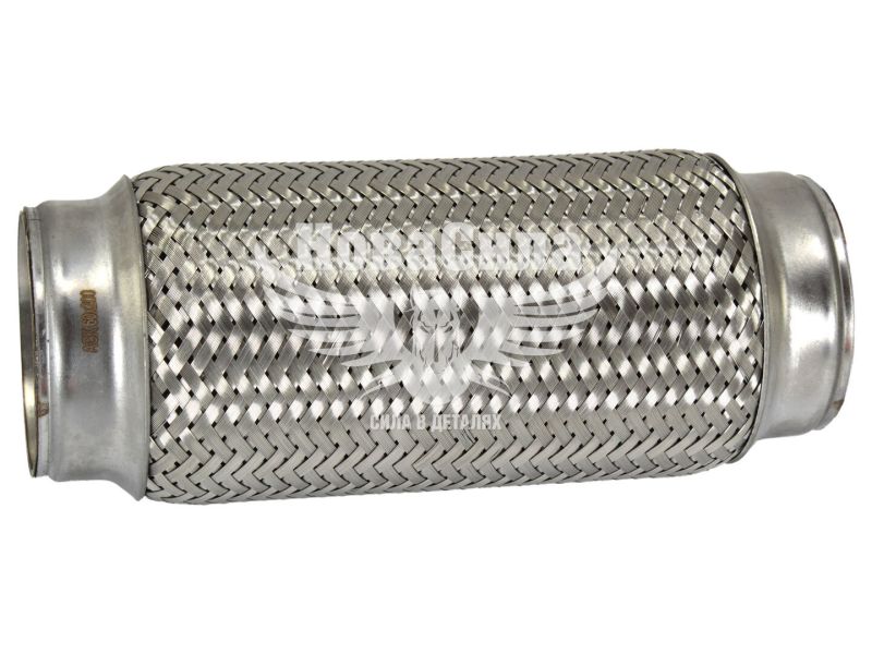Гофра глушника 60х200мм. 3-х шарова (AGK) (довгий фланець) (A60200)